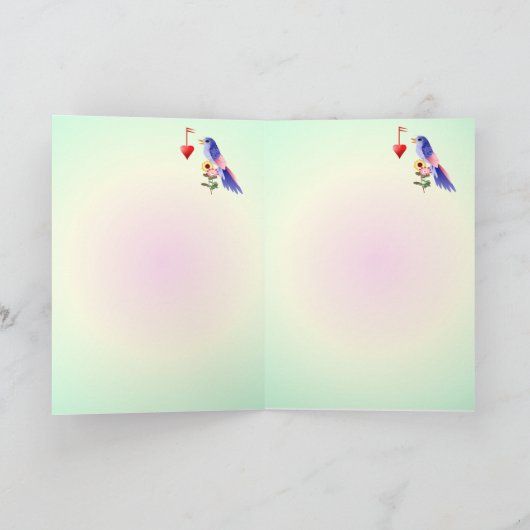 'Valentijnsdag Appy Feestdagen Kaart (Binnen)