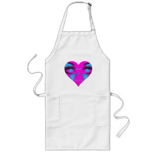 Valentijnsdag Apron Lang Schort