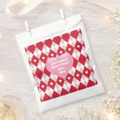 Valentijnsdag Argyle Bedankzakje (Geknipt)