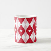 Valentijnsdag Argyle Koffiemok (Center)