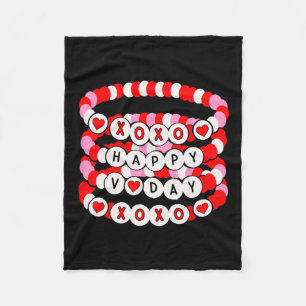 Valentijnsdag Armband Xoxo Happy Valentijn Mannen Fleece Deken
