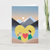 Valentijnsdag Art Kaart (Voorkant)