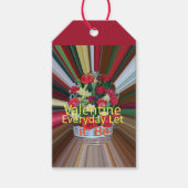 Valentijnsdag Art Print Cadeaulabel (Voorkant)