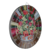 Valentijnsdag Art Print Dartbord (Voorkant Links)