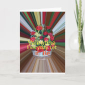 Valentijnsdag Art Print Feestdagen Kaart (Voorkant)