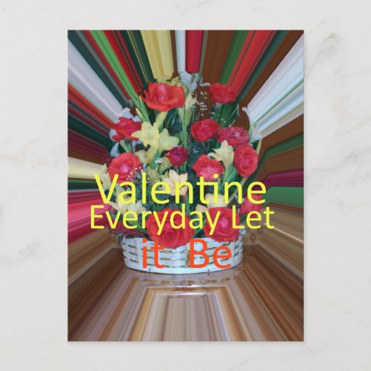 Valentijnsdag Art Print Feestdagenkaart (Voorkant)