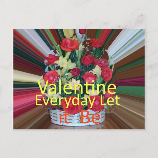 Valentijnsdag Art Print Feestdagenkaart (Voorkant)