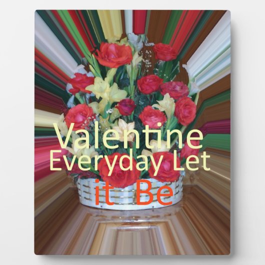 Valentijnsdag Art Print Fotoplaat (Voorkant)