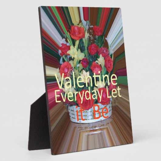 Valentijnsdag Art Print Fotoplaat (Zijkant)