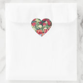 Valentijnsdag Art Print Hart Sticker (Tas)