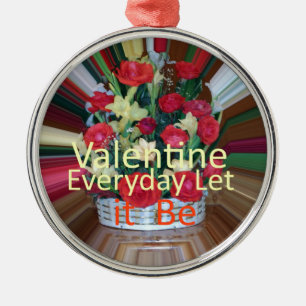 Valentijnsdag Art Print Metalen Ornament