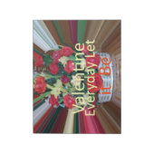 Valentijnsdag Art Print Notitieblok (Linkerzijde)