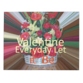 Valentijnsdag Art Print Notitieblok (Voorkant)