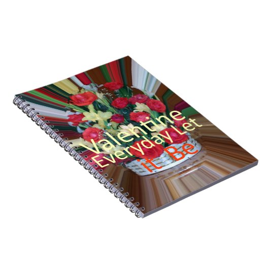 Valentijnsdag Art Print Notitieboek (Rechterzijde)