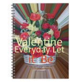 Valentijnsdag Art Print Notitieboek (Voorkant)