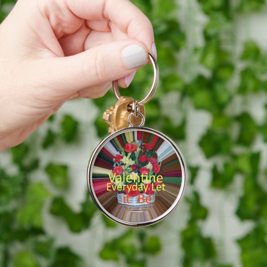 Valentijnsdag Art Print Sleutelhanger (Hand)