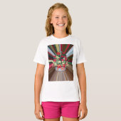 Valentijnsdag Art Print T-shirt (Voorkant volledig)