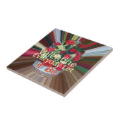 Valentijnsdag Art Print Tegeltje (Zijkant)