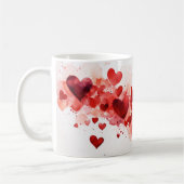 Valentijnsdag Artistic Hearts Keramische Koffie Mo Koffiemok (Links)