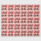 Valentijnsdag - Australian Shepherd 2 - Cadeaupapier (Vlak)