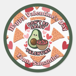 Valentijnsdag Avocado Sticker