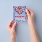 Valentijnsdag, Avond, Feest Flyer (Hand)