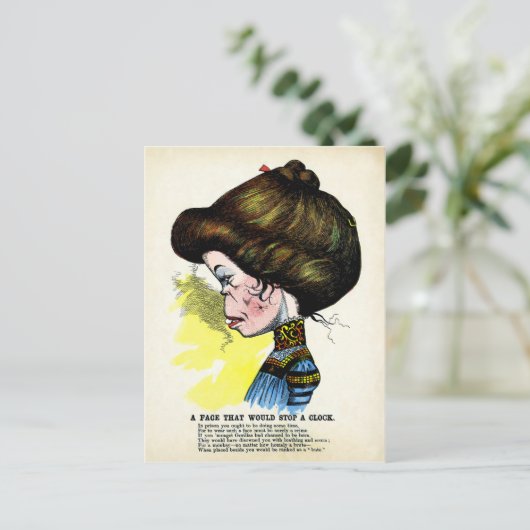 Valentijnsdag azijn Briefkaart (Staand voorkant)