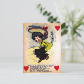 Valentijnsdag azijn Briefkaart (Staand voorkant)