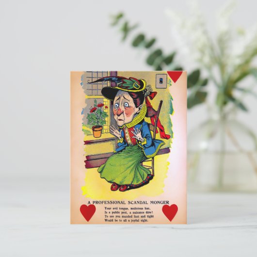  Valentijnsdag azijn Briefkaart (Staand voorkant)