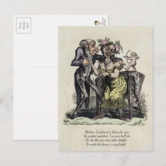 Valentijnsdag azijn Briefkaart (Voorkant / Achterkant)
