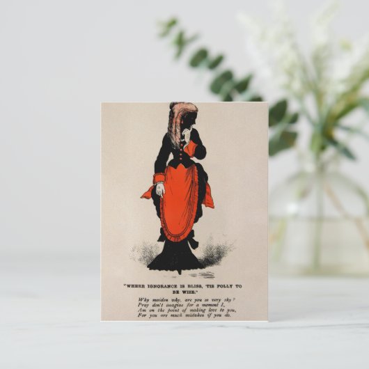  Valentijnsdag azijn Briefkaart (Staand voorkant)