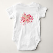 Valentijnsdag Baby Bodysuit (Achterkant)