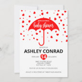 Valentijnsdag Baby shower Kaart (Voorkant)