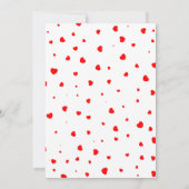 Valentijnsdag Baby shower Kaart (Achterkant)