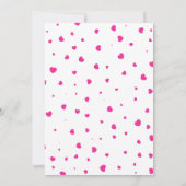 Valentijnsdag Baby shower Kaart (Achterkant)