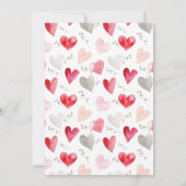 Valentijnsdag Baby shower Kaart (Achterkant)
