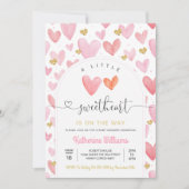 Valentijnsdag Baby shower Kaart (Voorkant)