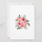 Valentijnsdag Baby shower Kaart (Achterkant)