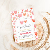 Valentijnsdag Baby shower Kaart