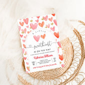 Valentijnsdag Baby shower Kaart