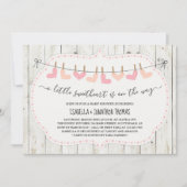 Valentijnsdag Baby shower - Meisje / Genderneutraa Kaart (Voorkant)