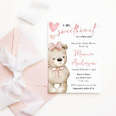 Valentijnsdag Baby shower Meisje Kaart