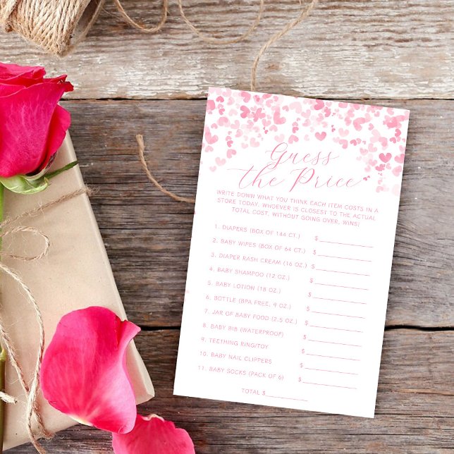Valentijnsdag Baby Shower Raad de Prijs Spel (Creator heeft geüpload)