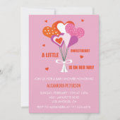 Valentijnsdag baby shower Schattigee harten boeket Kaart (Voorkant)