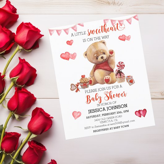 Valentijnsdag Baby shower Teddy Bear Budget
