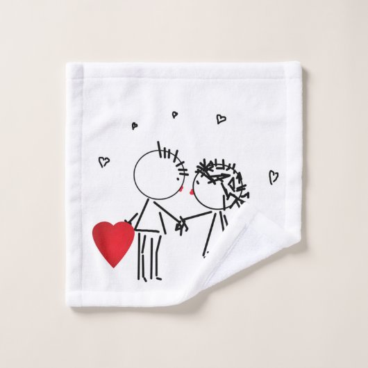 Valentijnsdag Bad Handdoek (Wasdoekje)