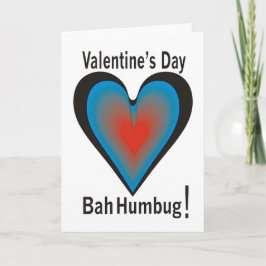 Valentijnsdag Bah Humbug Kaart
