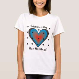 Valentijnsdag Bah Humbug T-shirt
