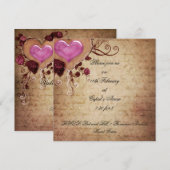 Valentijnsdag Ball Uitnodiging (Voorkant / Achterkant)