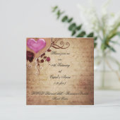 Valentijnsdag Ball Uitnodiging (Staand voorkant)